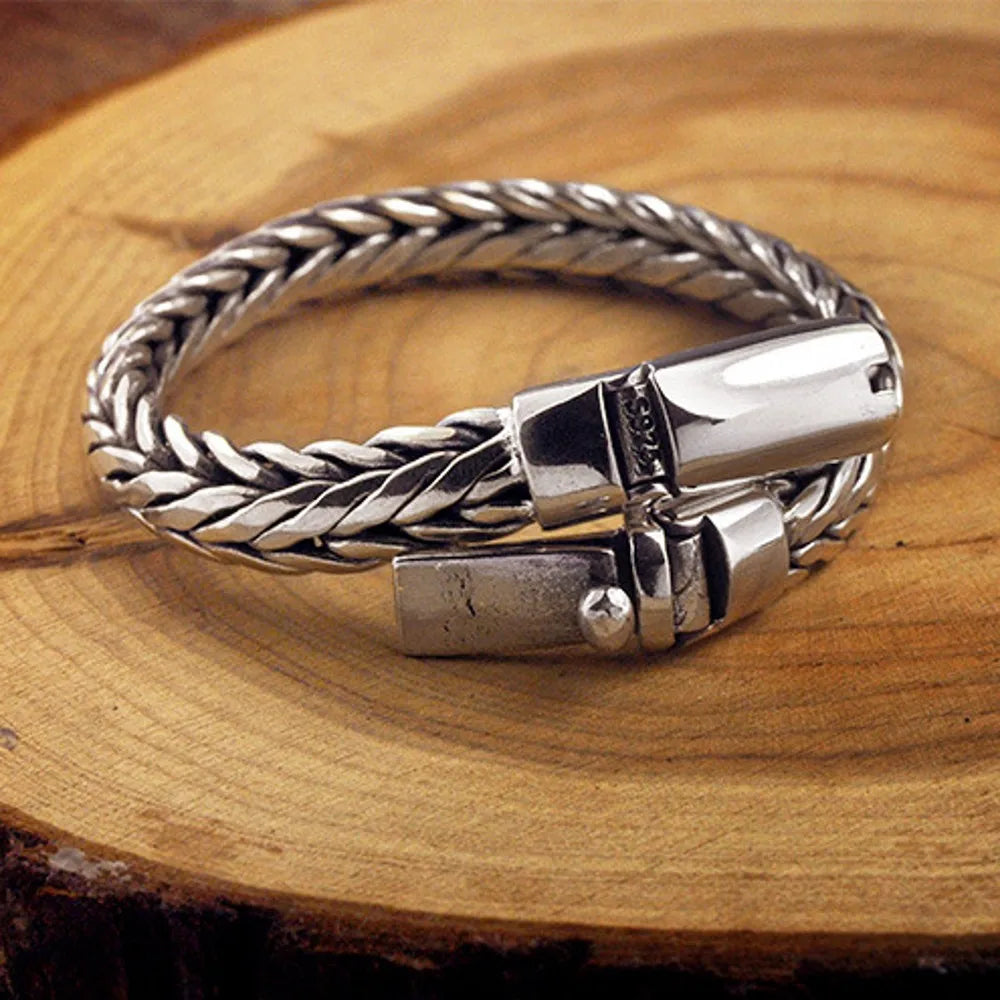 Pulsera Vintage - Plata 925 (9mm)