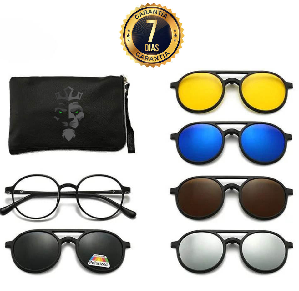 VisionPro™ - Gafas de Sol con Lentes Magnéticas 6 en 1 + Estuche de Regalo + 50%OFF + Envío Gratis (promoción aplazada hasta el 18/03)