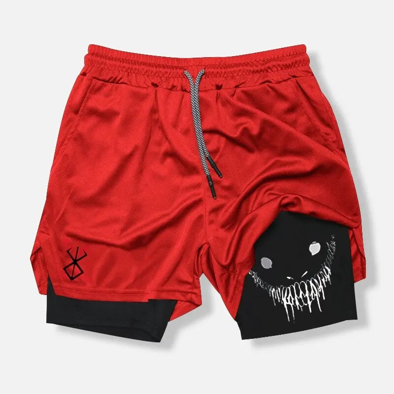 Pantalones Cortos Fitness 2 en 1 - Monster™