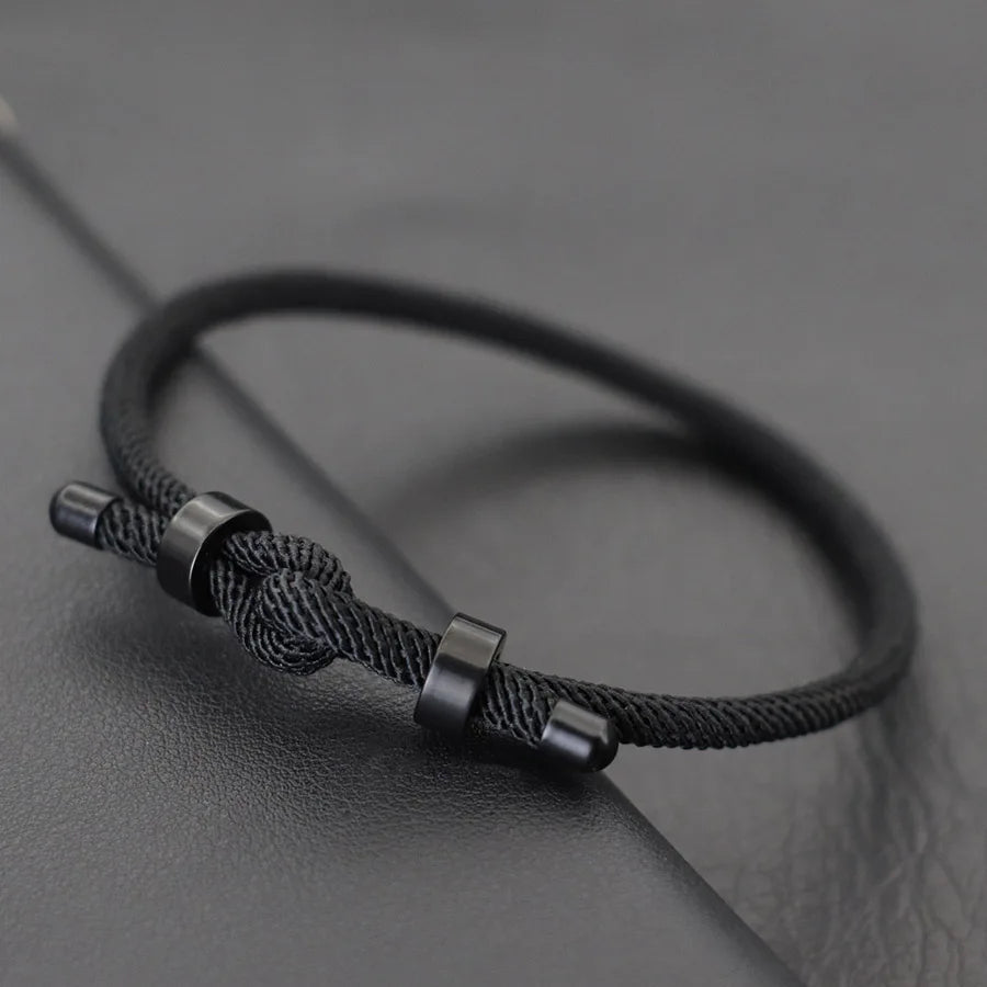 Pulsera Origin - Acero Inoxidable y Cuerda Milán