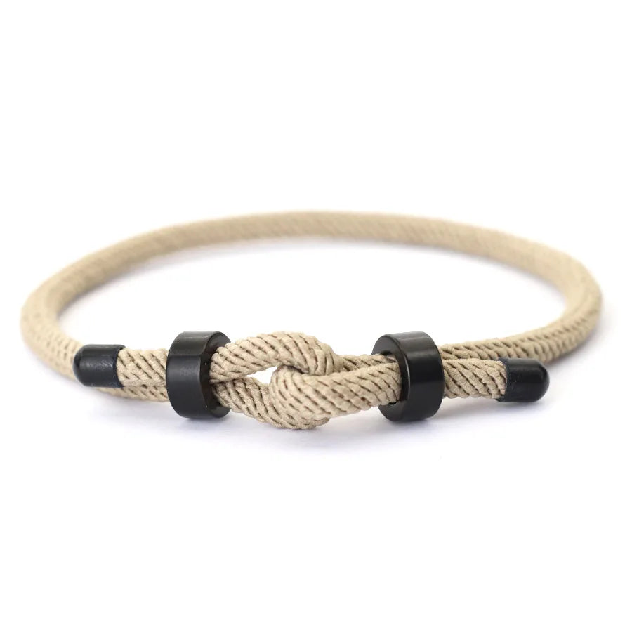 Pulsera Origin - Acero Inoxidable y Cuerda Milán