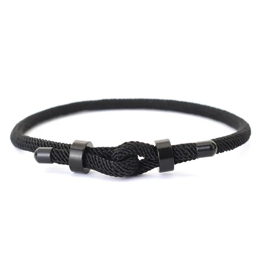 Pulsera Origin - Acero Inoxidable y Cuerda Milán