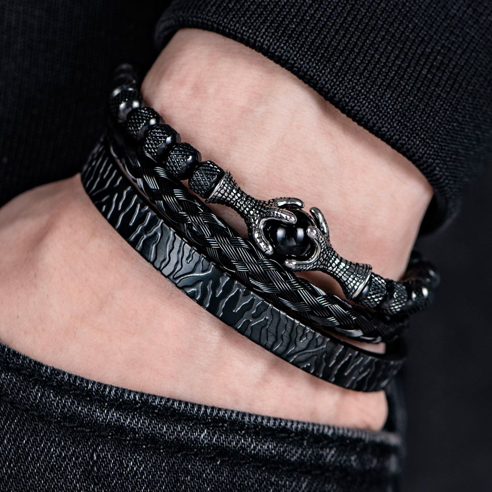 Conjunto de Pulseras de Lujo (3 Piezas Ajustables)