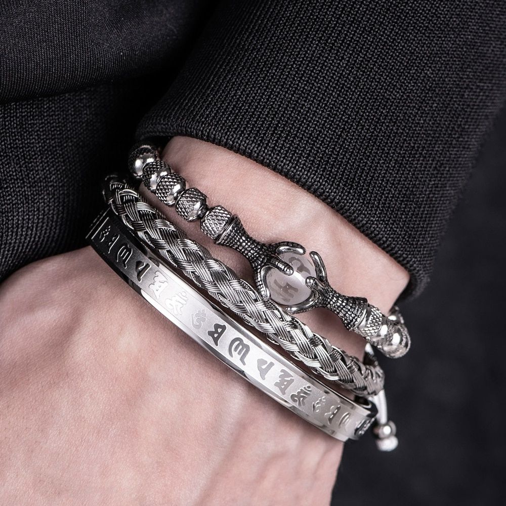 Conjunto de Pulseras de Lujo (3 Piezas Ajustables)