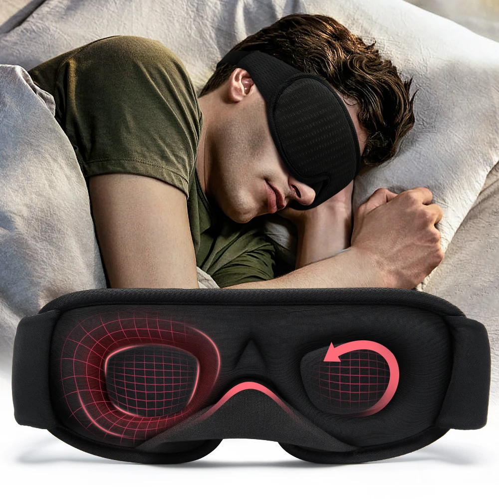 Máscara para Dormir Blackout 3D - Calidad Premium