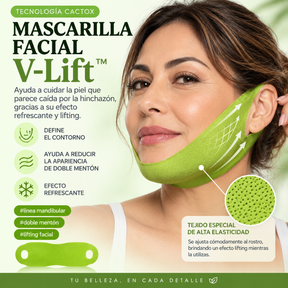 Mascarilla Facial V-Lift™ para Mentón con Péptidos y Colágeno  50%OFF + Envío Gratis (promoción aplazada hasta el 25/09)