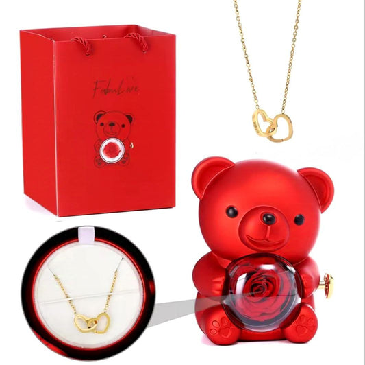 Osito Amor Eterno con Collar Personalizado