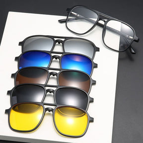 VisionPro™ - Gafas de Sol con Lentes Magnéticas 6 en 1 + Estuche de Regalo + 50%OFF +  Envío Gratis (promoción aplazada hasta el 18/03)