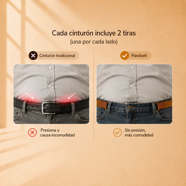 Cinturón Sin Hebilla - FlexBelt™ 50%OFF + Envío Gratis (promoción aplazada hasta el 05/07)
