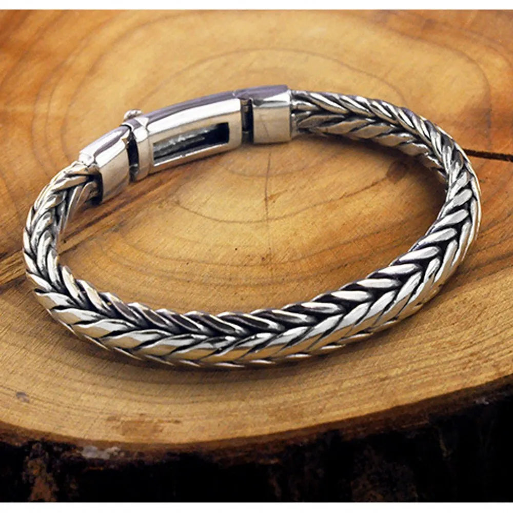 Pulsera Vintage - Plata 925 (9mm)
