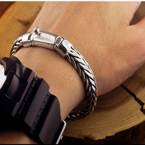 Pulsera Vintage - Plata 925 (9mm)