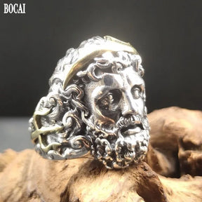 Anillo Poseidón - Plata 925 (Ajustable)