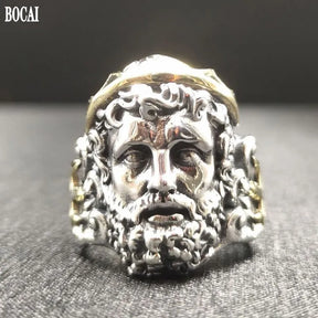 Anillo Poseidón - Plata 925 (Ajustable)