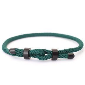 Pulsera Origin - Acero Inoxidable y Cuerda Milán