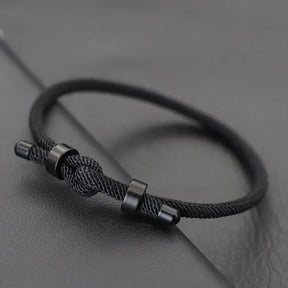 Pulsera Origin - Acero Inoxidable y Cuerda Milán