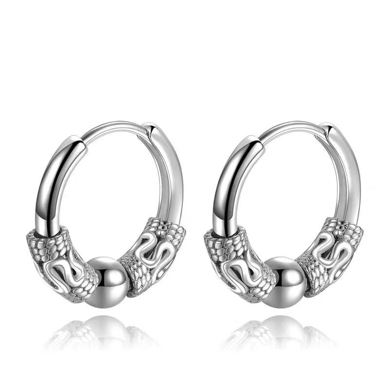 Aretes Étnicos - Acero Inoxidable