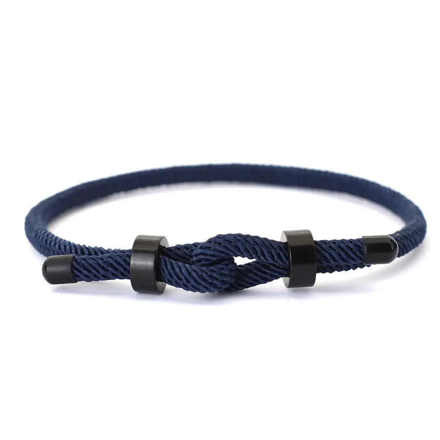 Pulsera Origin - Acero Inoxidable y Cuerda Milán