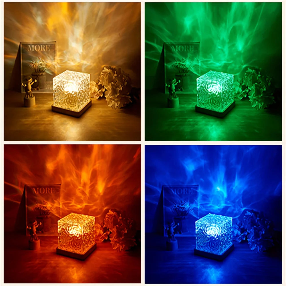 AuroraGlow: Lámpara Anti-Estrés (16 Colores)