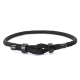 Pulsera Origin - Acero Inoxidable y Cuerda Milán