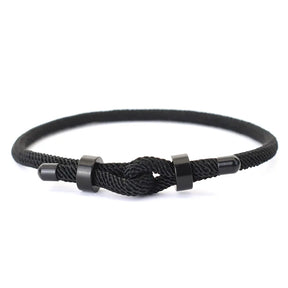 Pulsera Origin - Acero Inoxidable y Cuerda Milán