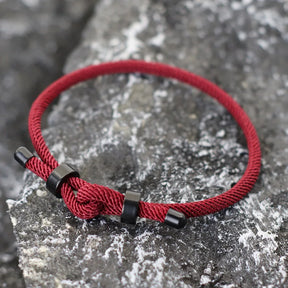 Pulsera Origin - Acero Inoxidable y Cuerda Milán