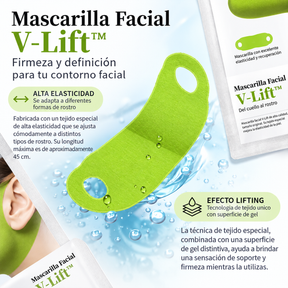 Mascarilla Facial V-Lift™ para Mentón con Péptidos y Colágeno  50%OFF + Envío Gratis (promoción aplazada hasta el 25/09)