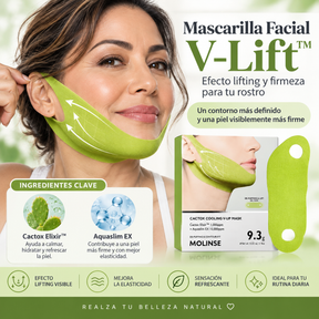 Mascarilla Facial V-Lift™ para Mentón con Péptidos y Colágeno  50%OFF + Envío Gratis (promoción aplazada hasta el 25/09)