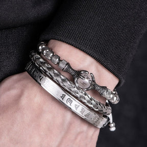 Conjunto de Pulseras de Lujo (3 Piezas Ajustables)