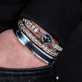Conjunto de Pulseras de Lujo (3 Piezas Ajustables)