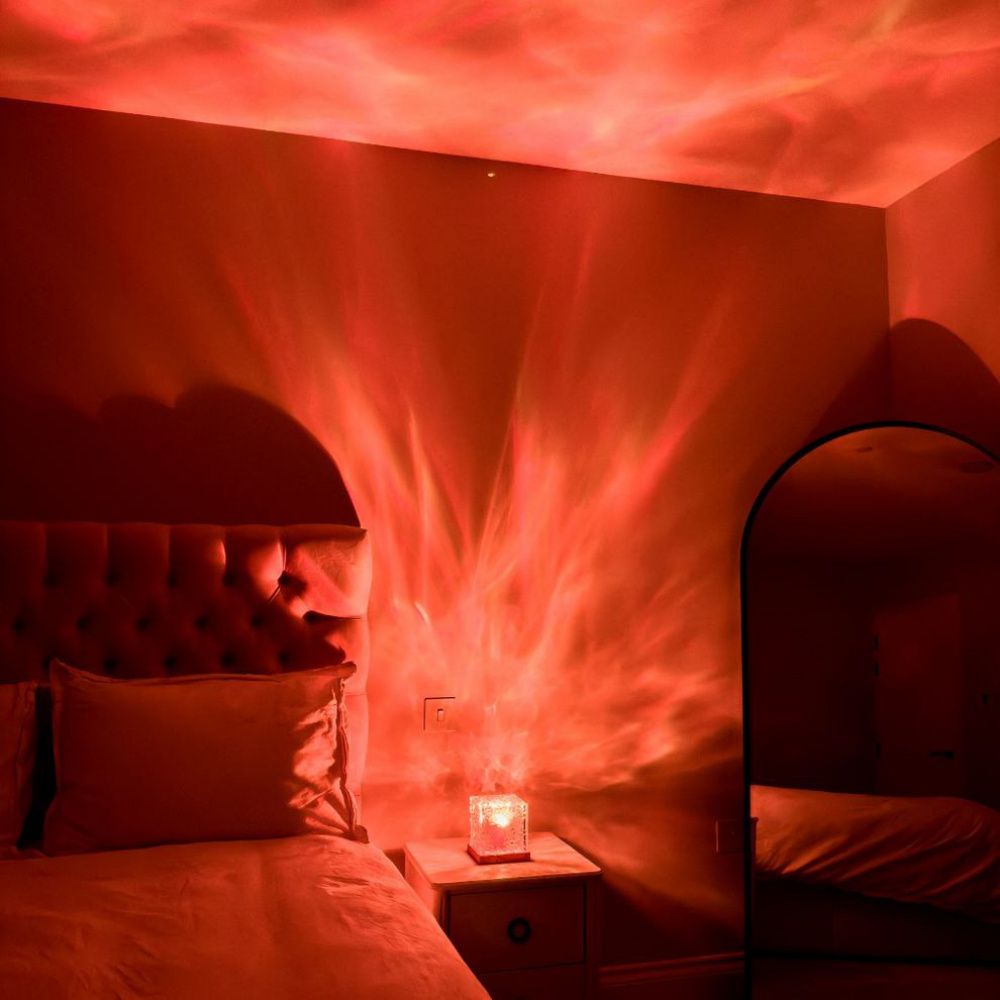 AuroraGlow: Lámpara Anti-Estrés (16 Colores)
